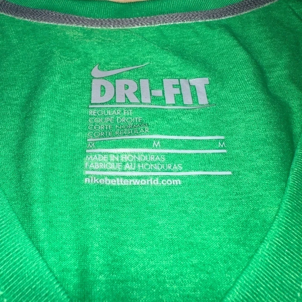 Nike Dri-FIT Women’s Green V-Neck Tee (Size M)